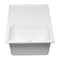 Alfi Brand White 34" Sgl Bowl Granite Composite Kitchen Sink W/ Drainboard AB1620DI-W - alternate 11